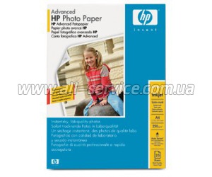 Бумага HP A4 Advanced Satin-matt Photo Paper, 25л. Q8011A