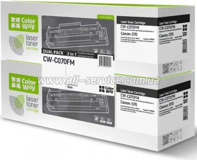 �������� ColorWay Canon 070 Canon MF461w/ 463dw/ 465dw/ LBP243dw/ 246dw DUAL PACK (CW-C070FM)