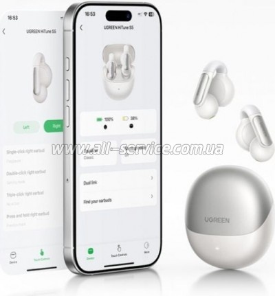 �������� Ugreen HiTune S5 Open Wearable White (45761)