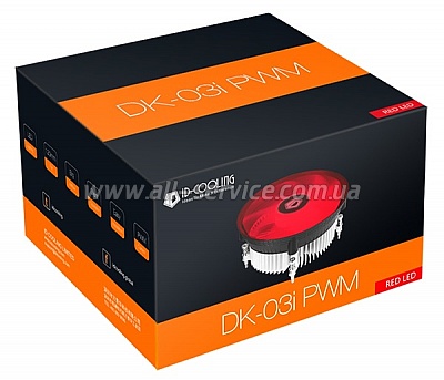  ID-Cooling DK-03i PWM Red, 13013068 , 4-pin  .