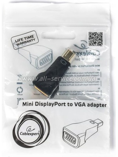  Cablexpert  Mini DisplayPort-VGA (A-mDPM-VGAF-01)