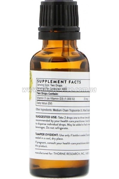  Thorne Research   D, 1000, 30  (THR-16801)