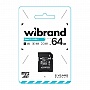   Wibrand 64GB mictoSD class 10 UHS-I (WICDXU1/64GB-A)