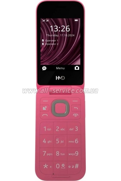   HMD 2660 4G Flip DS Red