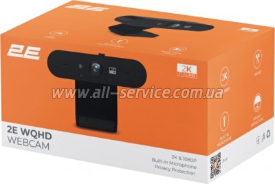 - 2E WQHD 2 USB Black (2E-WC2K)