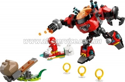 ����������� LEGO Sonic Knuckles vs. Dr. Eggman Egg Crusher Mech (77005)