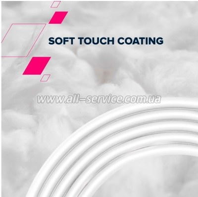 ���� ������ USB-C to USB-C 2.0m CC60SC 60W White Canyon (CNS-CC60SC20W)