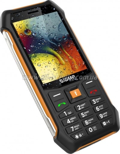 �������� ������� Sigma X-style 323 RAIN Black-Orange (4827798885727)