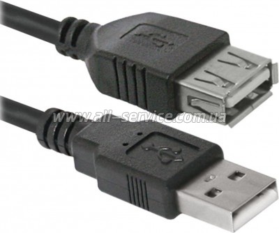 ���� ������ USB 2.0 AM/AF 1.8m USB02-06 Defender (87456)