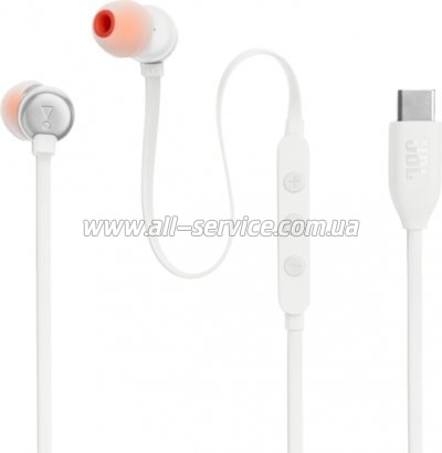  JBL Tune 310C USB-C White (JBLT310CWHT)