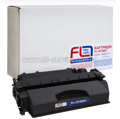 Картридж FREE Label HP LJ PRO 400/ M425/ M401/ аналог CF280X (FL-CF280X) Картридж FREE Label HP LJ PRO 400/ M425/ M401/ аналог CF280X (FL-CF280X)