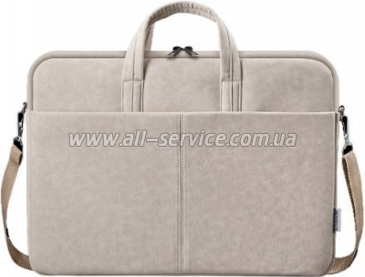    Defender 15.6" Solid PU beige (26126)