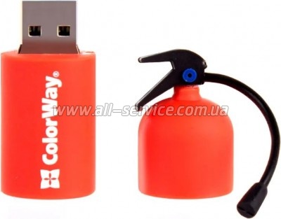 ��e��� ColorWay Fire 32GB USB 3.0 Red (CW-USBFE32)