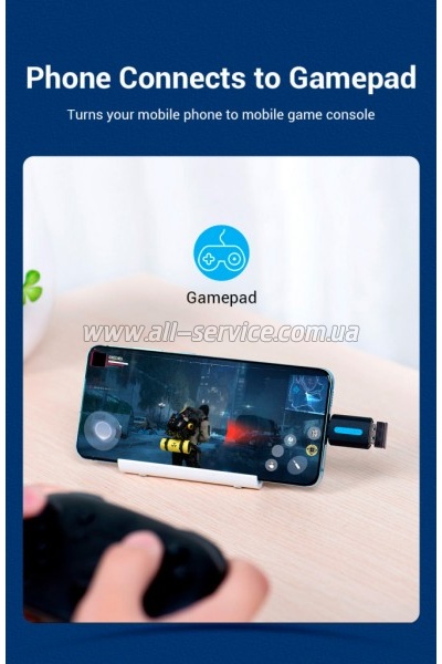 ������� OTG USB 2.0 AF to USB-C Vention (CDTB0)