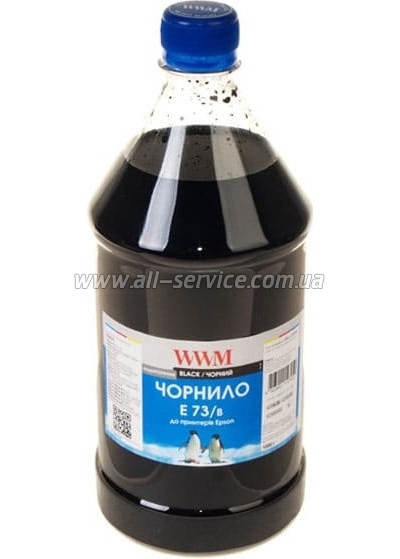 Чернила WWM для Epson Stylus CX3700/TX119/TX419 1000г Black Водорастворимые (E73/B-4) Чернила WWM для Epson Stylus CX3700/TX119/TX419 1000г Black Водорастворимые (E73/B-4)
