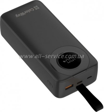   ColorWay 30000 mAh EnergyPlus PD, QC3.0 Black (CW-PB300LPB4BK-PDD)