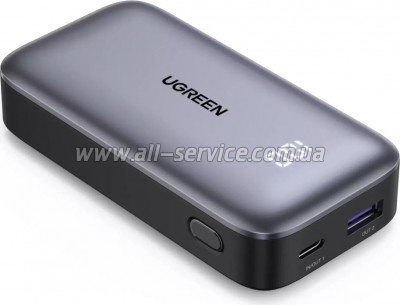 ������� ������������� Ugreen 10000mAh PD 30W Grey-black (U_25185)