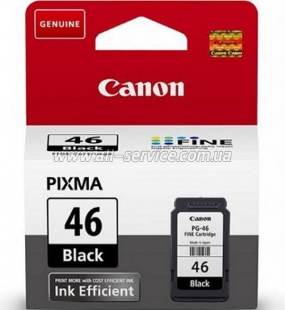  PG-46 Canon Pixma E404/ E464 +   Black (Set46-inkB)
