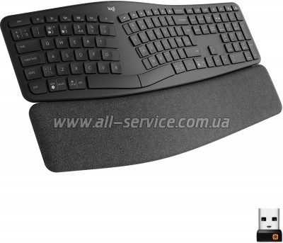  Logitech ERGO K860 Bluetooth/Wireless UA Black (920-010108)