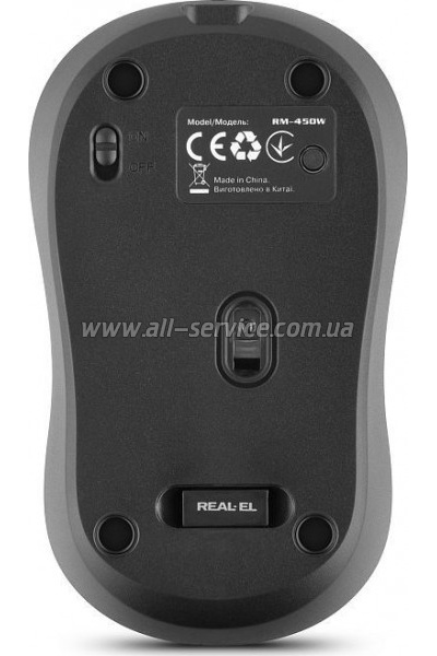  REAL-EL RM-450W Wireless/Bluetooth Black/Gray (EL123200046)