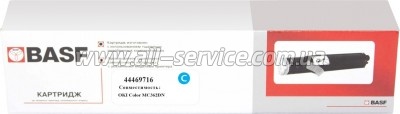 �����-�������� BASF OKI C310/ C330/ C510/ C530 ������ 44469716 Cyan (BASF-KT-MC352-44469716)
