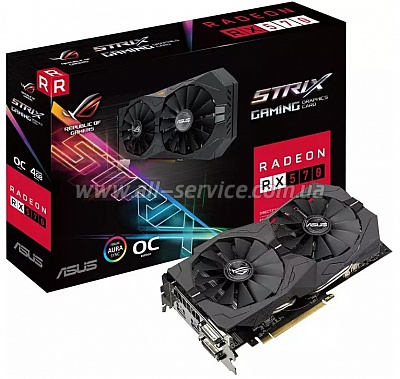  ASUS Radeon RX 570 4GB DDR5 GAMING OC (STRIX-RX570-O4G-GAMING)
