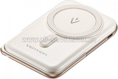 ������� ������������� Vention Magnetic Wireless 10000mAh PD 20W White (FHNW0)