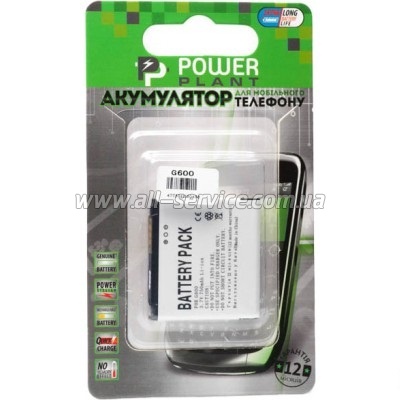 Аккумулятор PowerPlant Samsung G600, F330, P860 (DV00DV6046) Аккумулятор PowerPlant Samsung G600, F330, P860 (DV00DV6046)