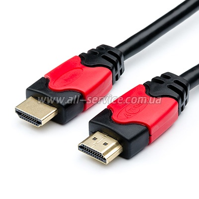 ATCOM HDMI-HDMI VER 1.4 for 3D Red/Gold 3.0m (14944)