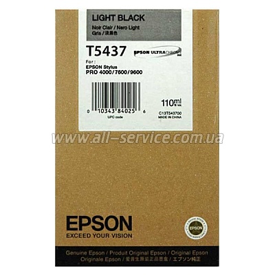 Картридж Epson StPro 4000/ 7600/ 9600 grey (C13T543700)