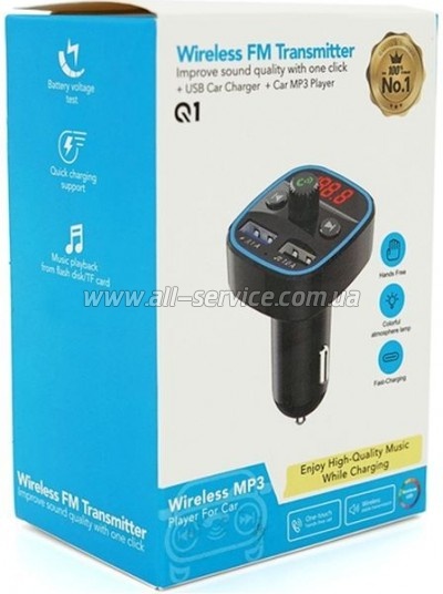 FM  Voltronic Q1, 1.5A, FM, USB, TF (FM-Q1)