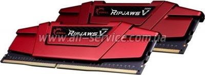    DDR4 16GB (2x8GB) 2666 MHz Ripjaws V Red G.Skill (F4-2666C19D-16GVR)