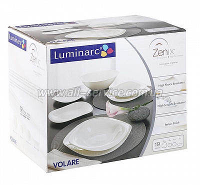  LUMINARC VOLARE BONE  (G5350)