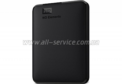  4TB WESTERN DIGITAL Elements Portable USB 3.0 Colour Black (WDBU6Y0040BBK-WESN)