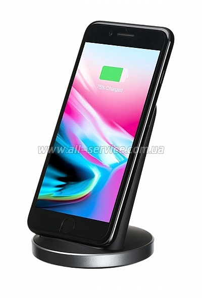   2E Wireless Charging Stand, 10W, black (2E-WCQ01-04)