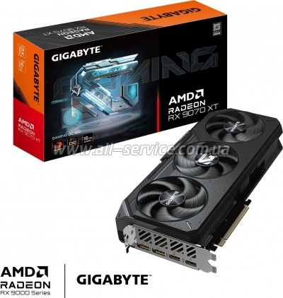 GIGABYTE Radeon RX 9070 XT 16Gb GAMING OC (GV-R9070XTGAMING OC-16GD)