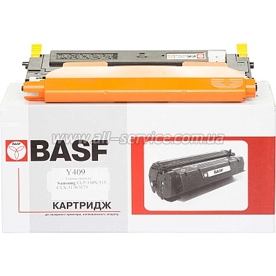  BASF Samsung CLP-310N/ 315/ CLX-3170  CLT-Y409 Yellow (BASF-KT-CLTY409S)