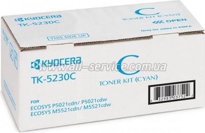 �����-�������� Kyocera TK-5230C Kyocera M5521/ P5021 Cyan cyan (1T02R9CNL0)