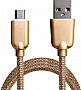 ���� ������ USB 2.0 AM to Micro 5P 1.0m 1.5A, Gold Grand-X (MM02G)