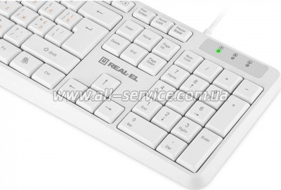  REAL-EL RK-513 USB White (EL123100047)