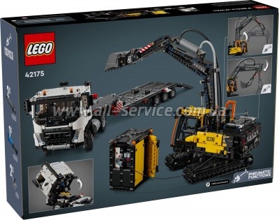 ����������� LEGO Technic �������� Volvo FMX � ������������� ���������� EC230 (42175)