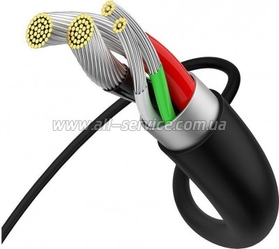 ���� ������ USB 2.0 AM to Micro 5P 2.0m Superior Fast Charging 2A black Baseus (CAMYS-A01)