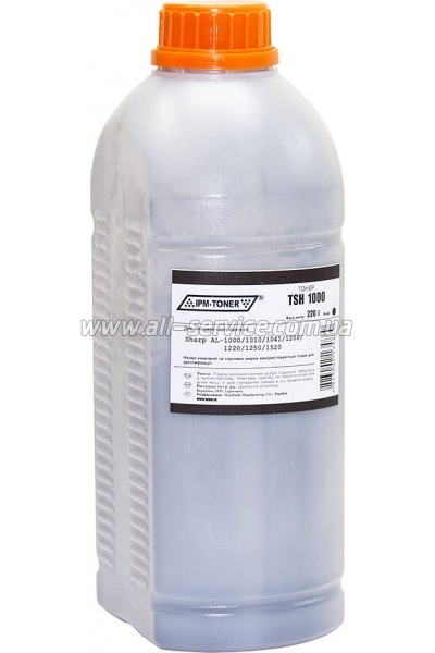 Тонер IPM Sharp AL-1000/ 1200/ 1520 бутль 220г (TB109-2) Тонер IPM Sharp AL-1000/ 1200/ 1520 бутль 220г (TB109-2)