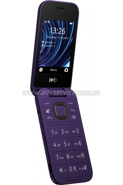   HMD 2660 4G Flip DS Violet
