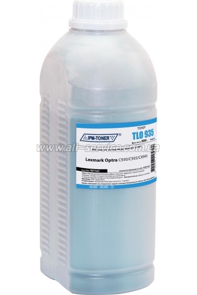 Тонер IPM Lexmark Optra C935 Cyan 500г/ банка (TB114C) Тонер IPM Lexmark Optra C935 Cyan 500г/ банка (TB114C)