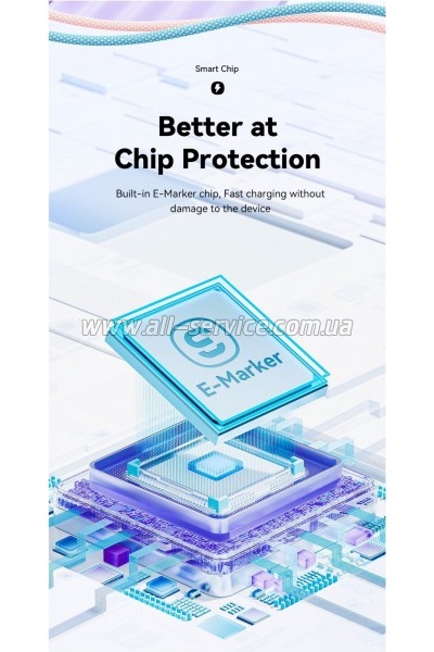 ���� ������ USB-C to USB-C 2.0m 100W white Essager (EXCTT1-WLA02-P)