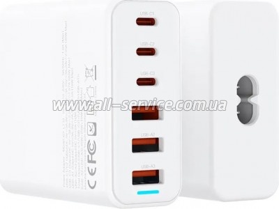 �������� ������� XO L133 3xUSB-A + 3xUSB-C 75W White (L133.white)