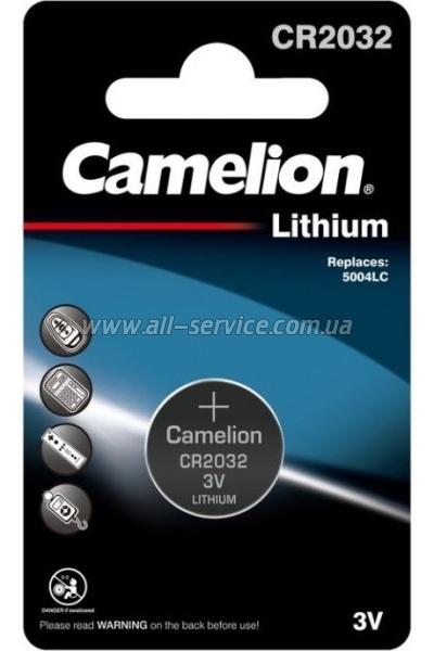 CR 2032 Lithium * 1 Camelion (CR2032-BP1)