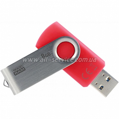��e��� Goodram 16GB Twister Red USB 3.0 (UTS3-0160R0R11)