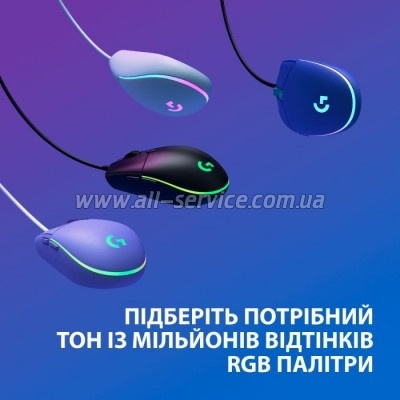  Logitech G102 Lightsync Lilac (910-005854)